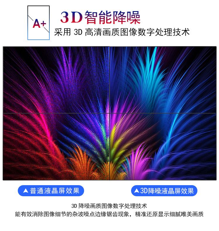 55寸三星原装拼接屏1.7mm拼缝700cd/㎡规格参数