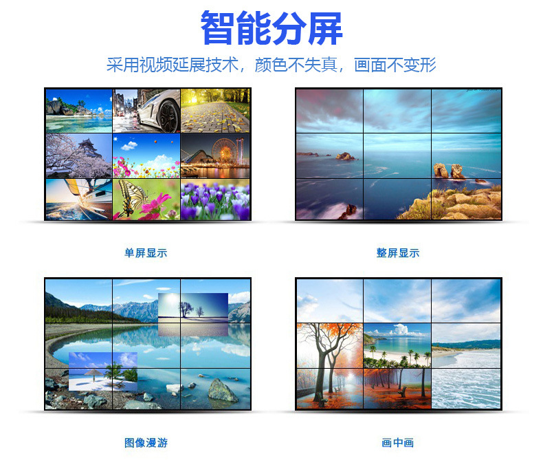 55寸京东方原装拼接屏3.5mm拼缝500cd/㎡规格参数