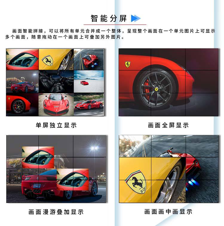 49寸LG原装拼接屏1.8mm拼缝500cd/㎡规格参数