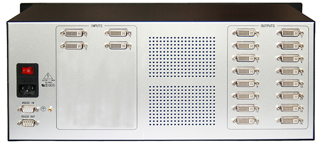 4进16出高清DVI矩阵